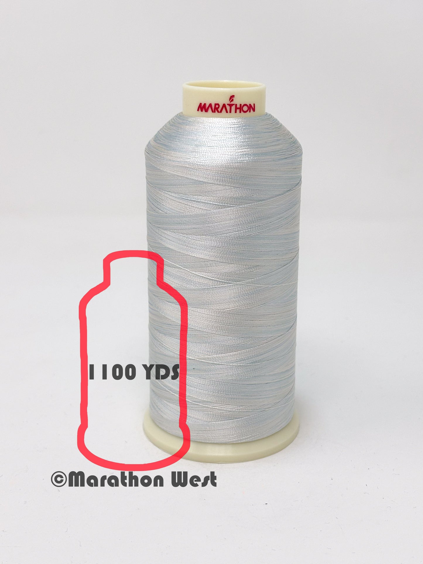 Marathon Varigated Viscose Rayon Thread 40 WT Mini Spool 1100YDS item 15001