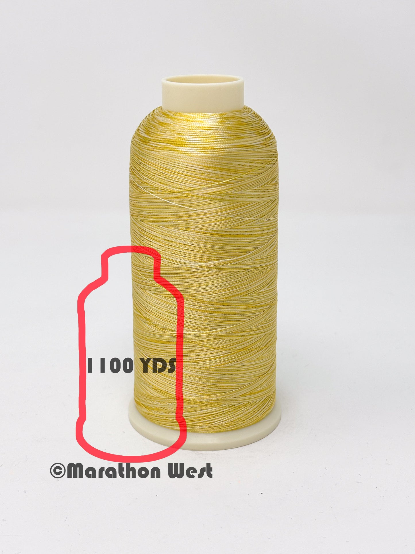 Marathon Varigated Viscose Rayon Thread 40 WT Mini Spool 1100YDS item 15503