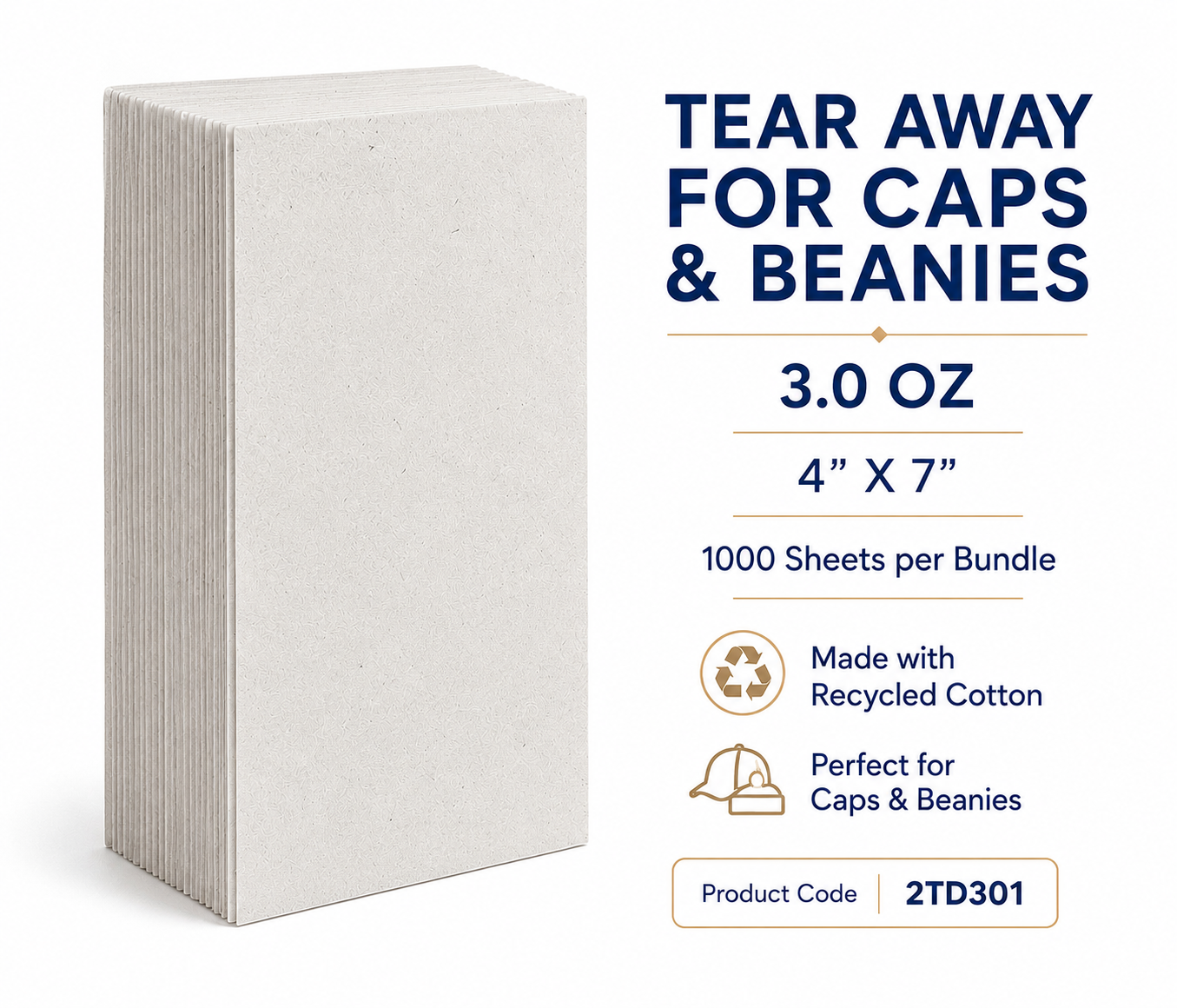 3.1OZ T-AWAY 4 X7 -1000PCS W