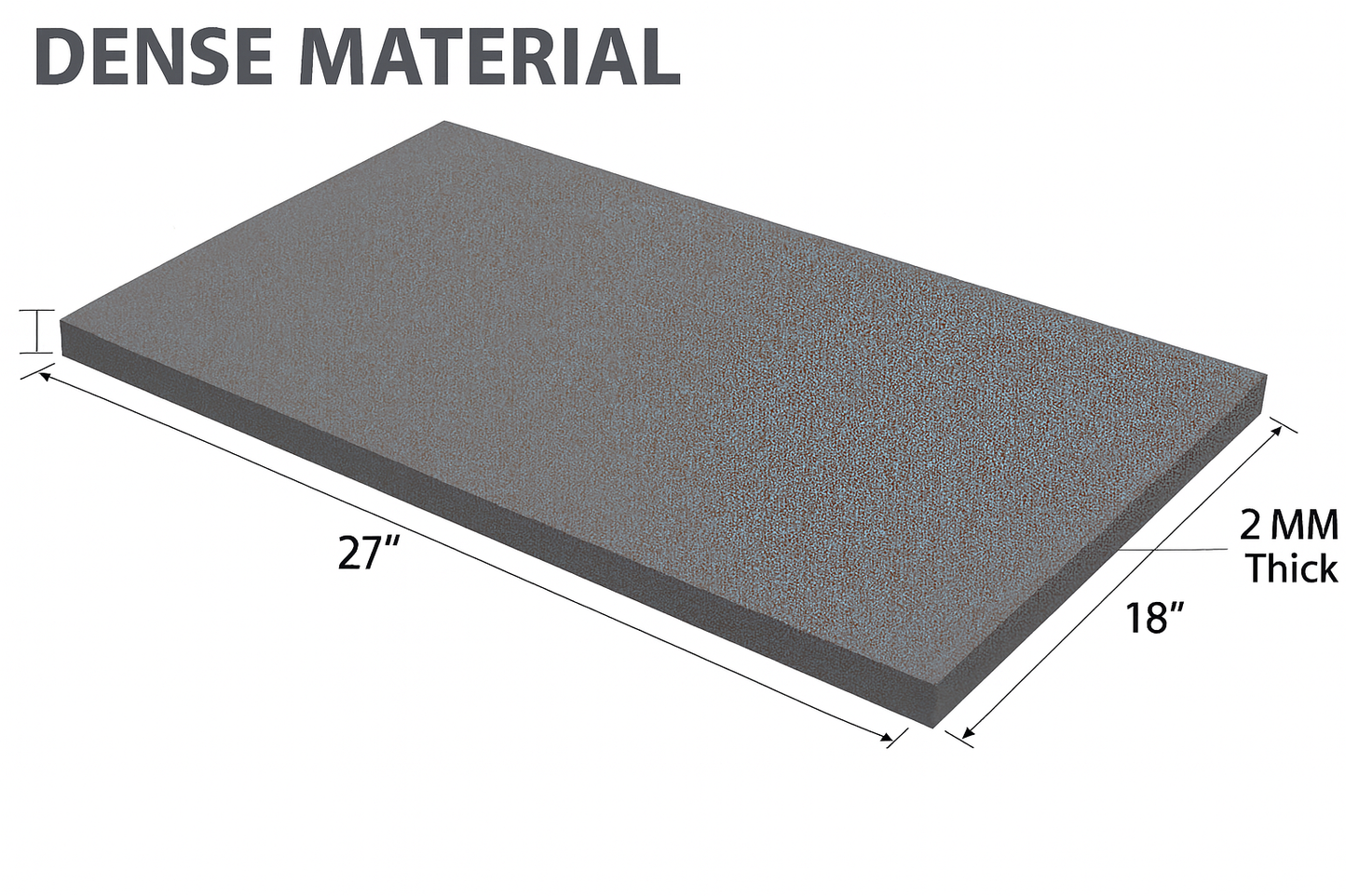 2MM DENSE EMBROIDERY FOAM - 18X27