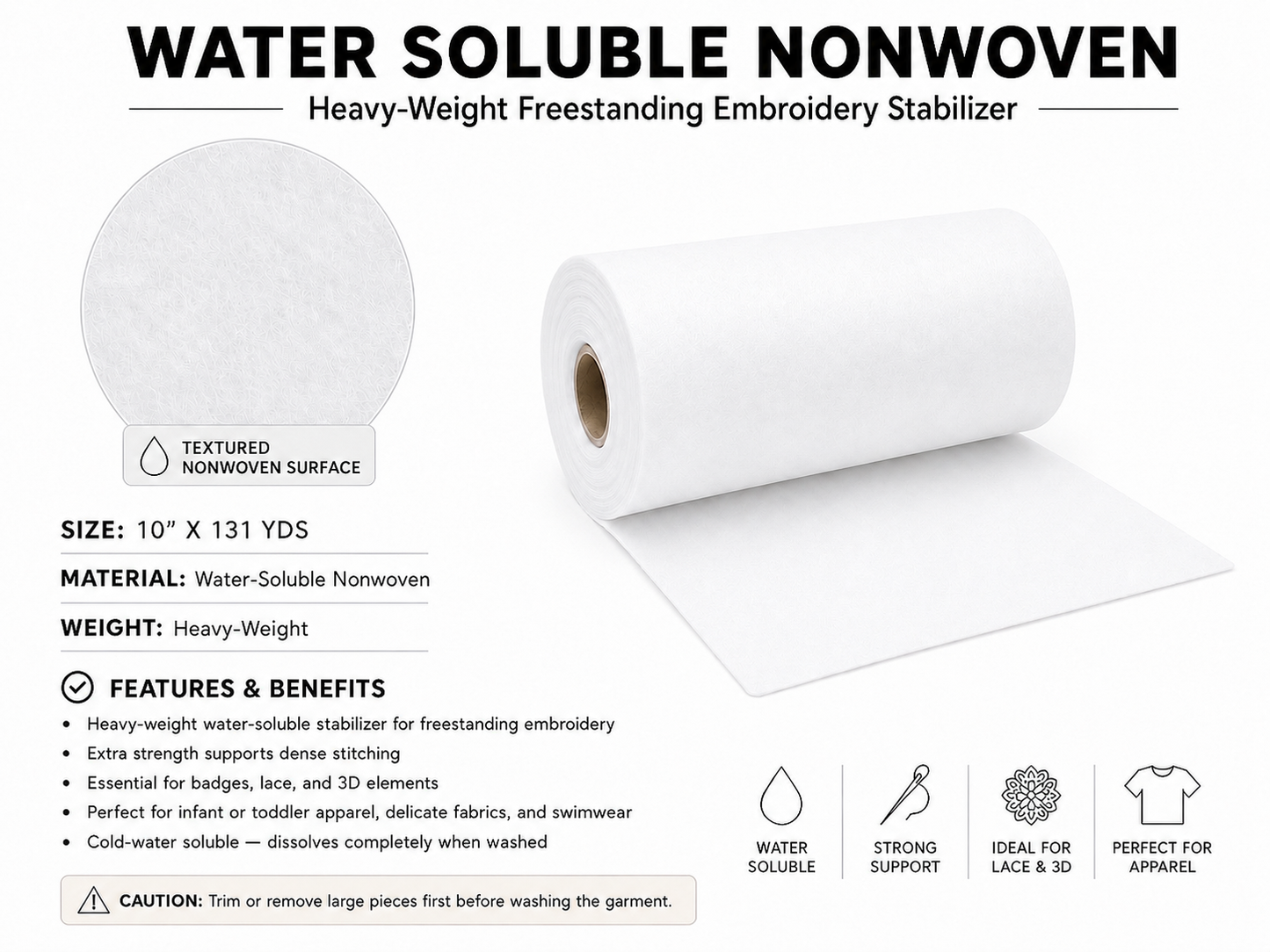 WATER SOLUBLE NW 10X131 YDS