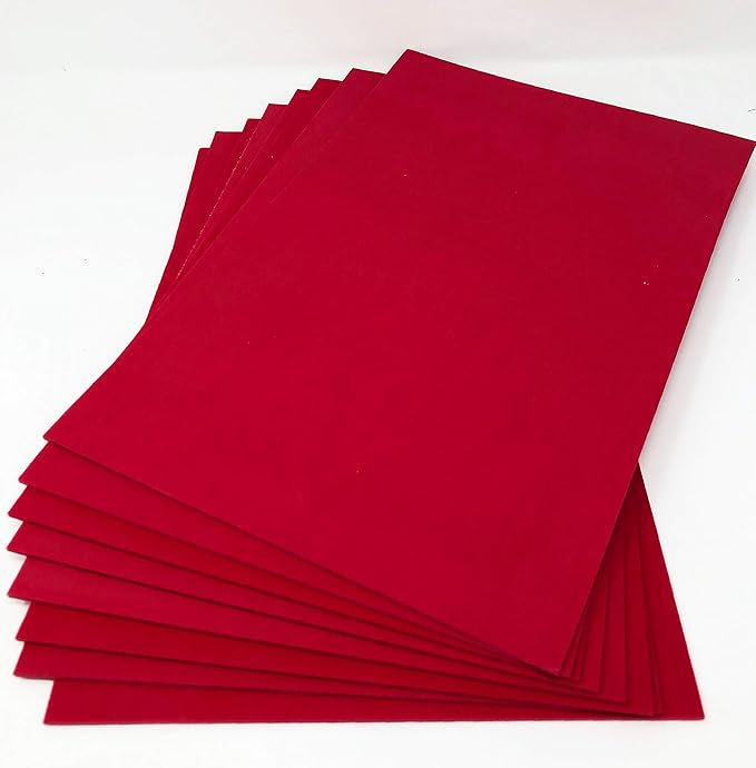 3MM DENSE EMB FOAM 18X27 RED