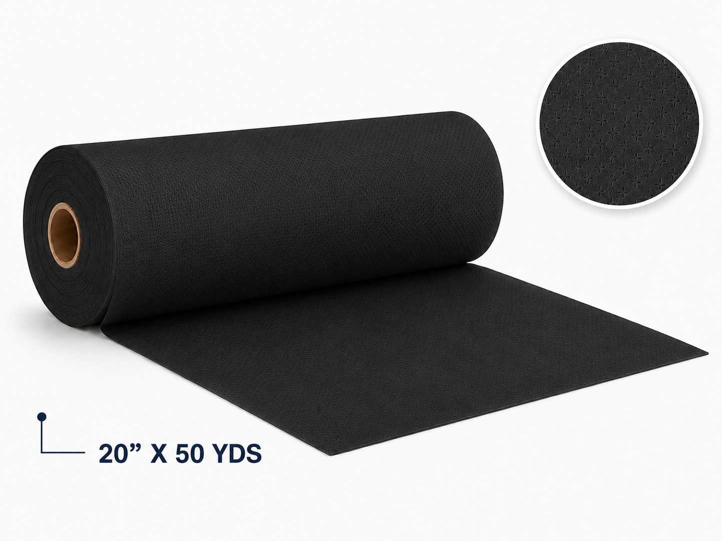 SOFT NYLON MESH 20X50YDS BLK