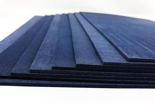 3MM DENSE EMB FOAM 18X27 NVY