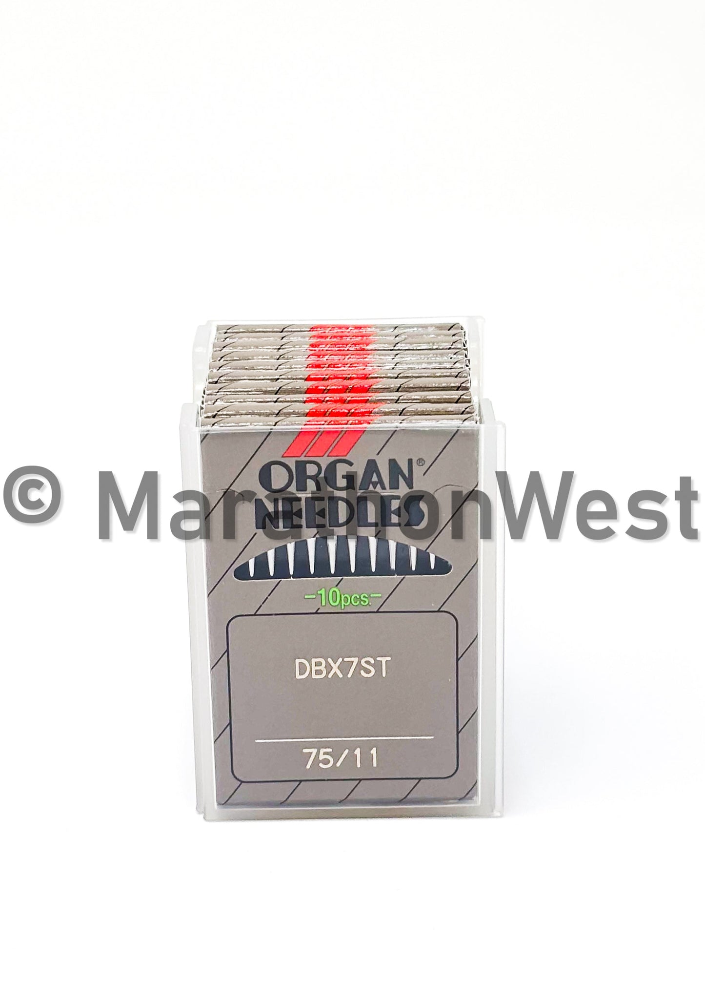 ORGAN DBX7ST 75/11S METALLIC, Commercial Machine, Specialty, Extra-Large Eye, Sharp Point, Metallic Needles