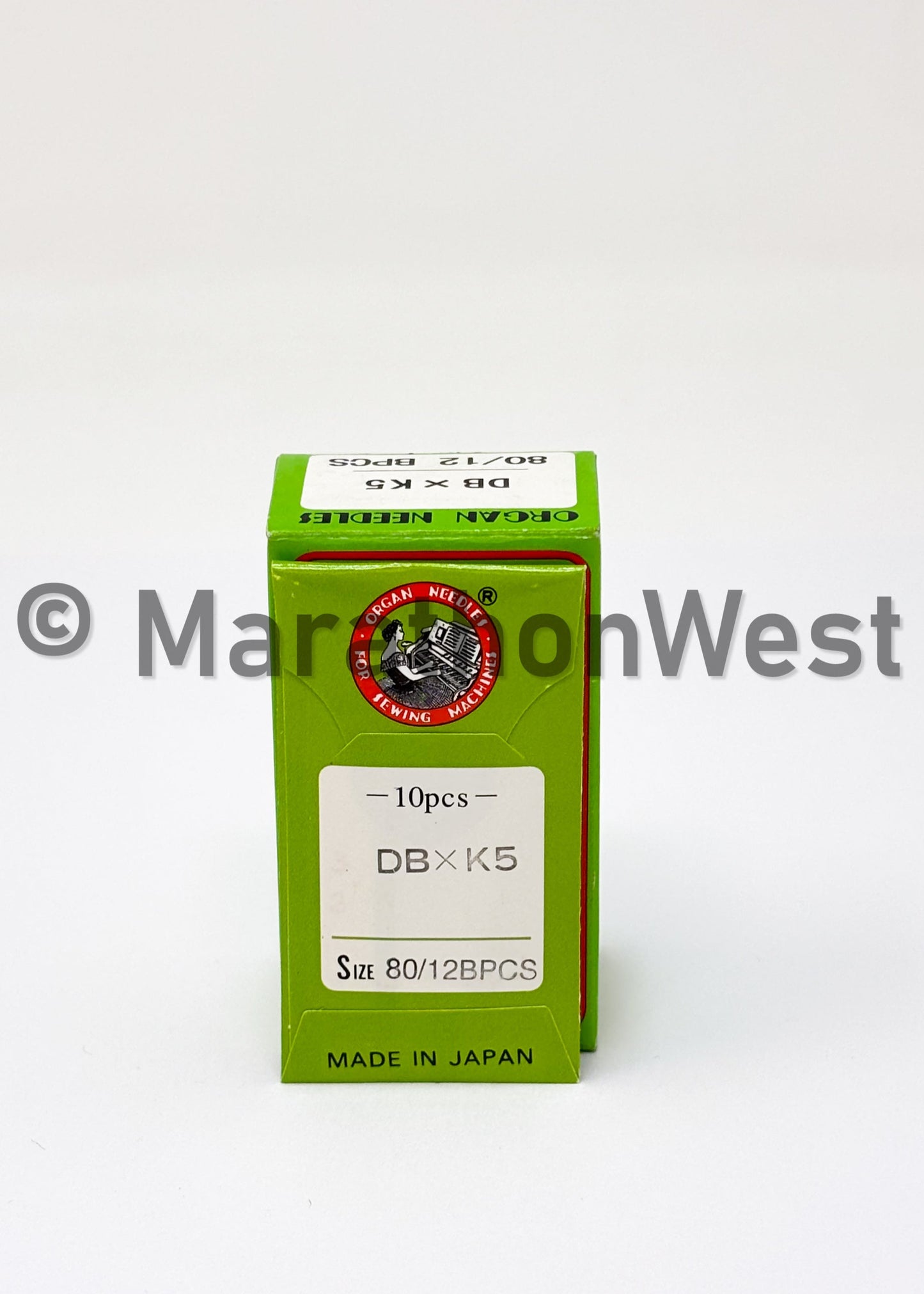 ORGAN DBXK5 COOL-SEW 80/12B, Commercial Machine, Specialty, Teflon, Ball Point, Cool-Sew Needles