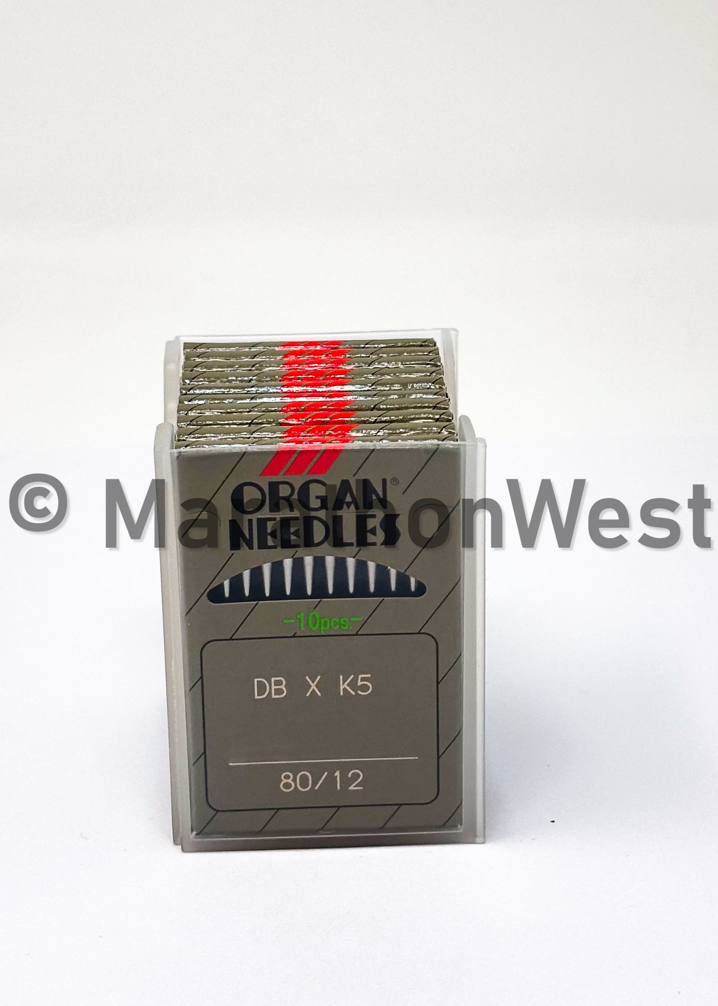 ORGAN NEEDLE DBXK5 80/12S, Commercial Machine, Regular, Sharp Point Needles