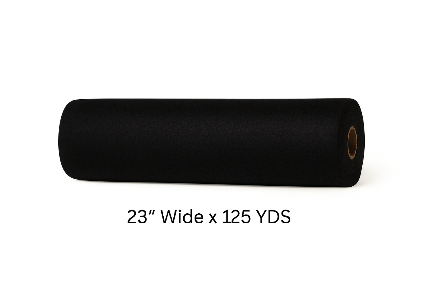 1.5 OZ TEAR-AWAY STABILIZERS, 23X125YDS, ROLL, BLACK