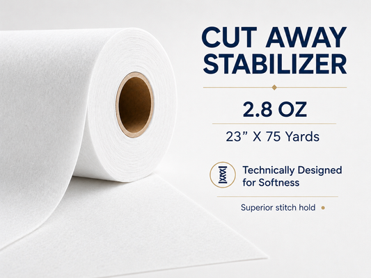 2.8OZ EXTRA HEAVY CUT-AWAY 23 X75YDS WHT