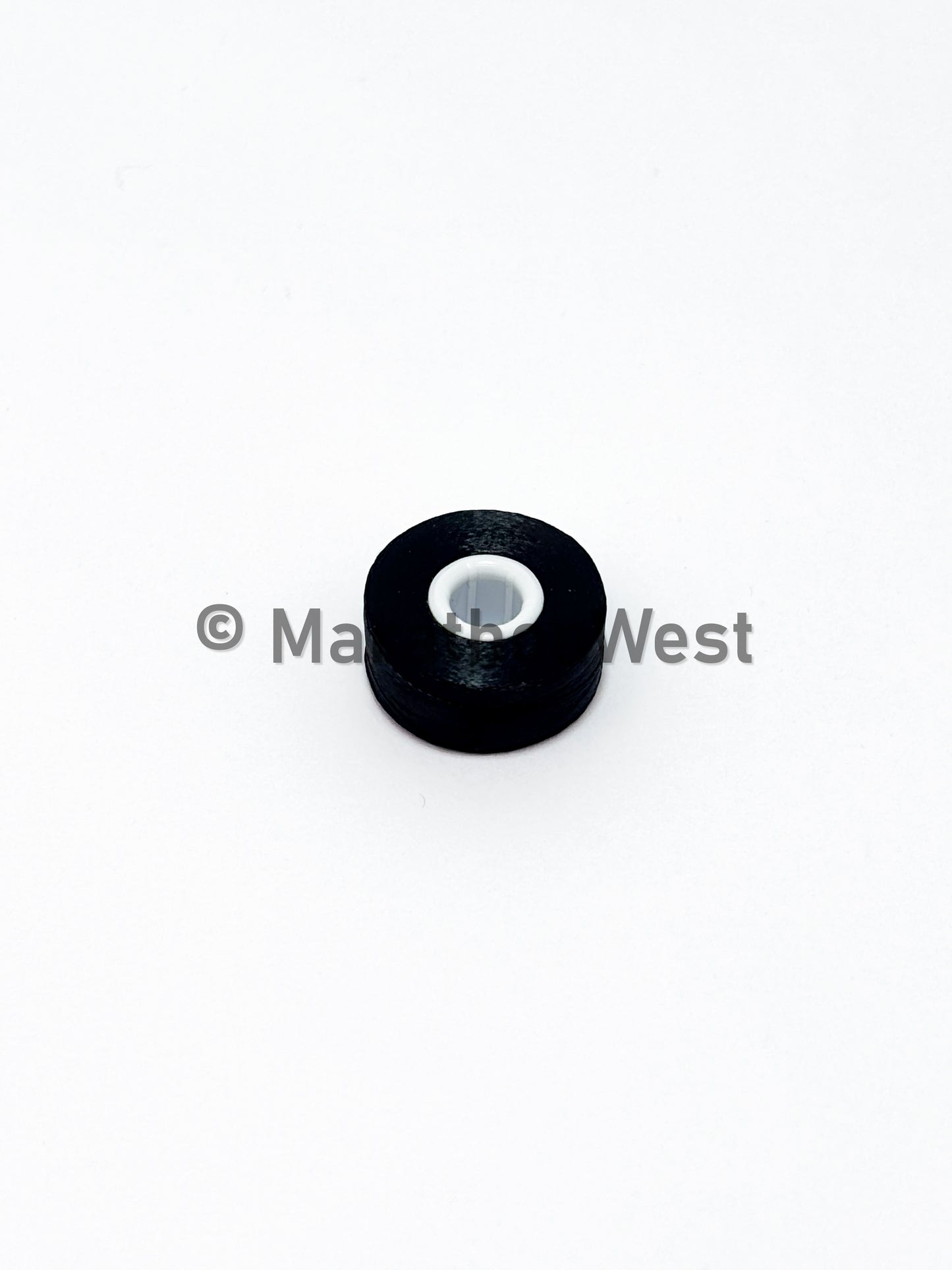 BOBBIN SIDELESS PWB POLY 132YDS BLACK