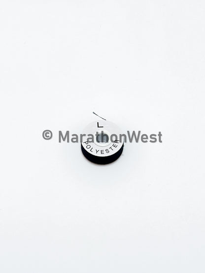BOBBIN WITH SIDES PWB POLY 132YDS BLACK
