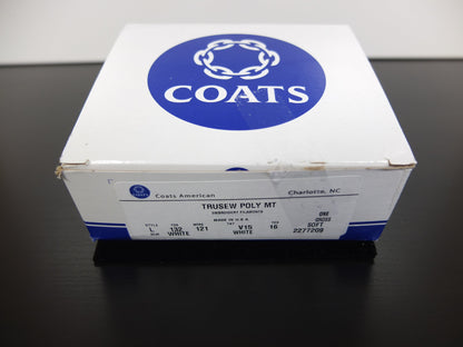 Pre-Wound Bobbins with Sides, L Size, White, 132YD item 14100