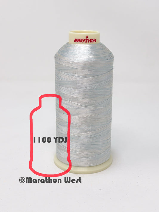 Marathon Varigated Viscose Rayon Thread 40 WT Mini Spool 1100YDS item 15001