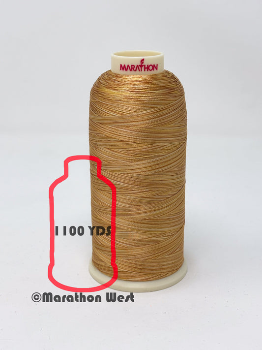 Marathon Varigated Viscose Rayon Thread 40 WT Mini Spool 1100YDS item 15501