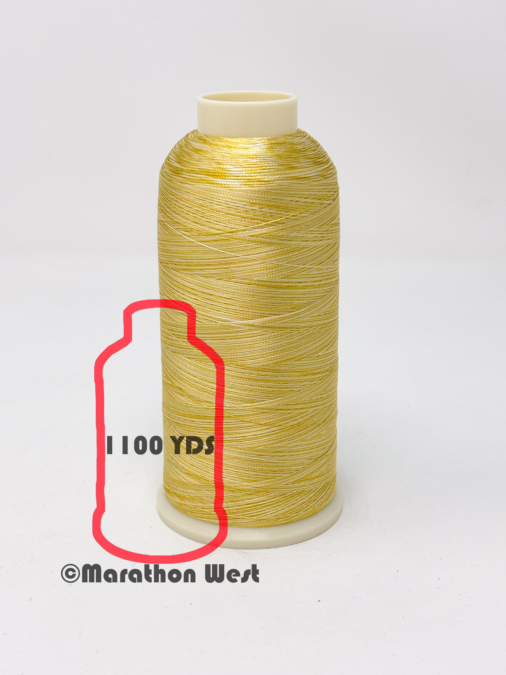Marathon Varigated Viscose Rayon Thread 40 WT Mini Spool 1100YDS item 15503