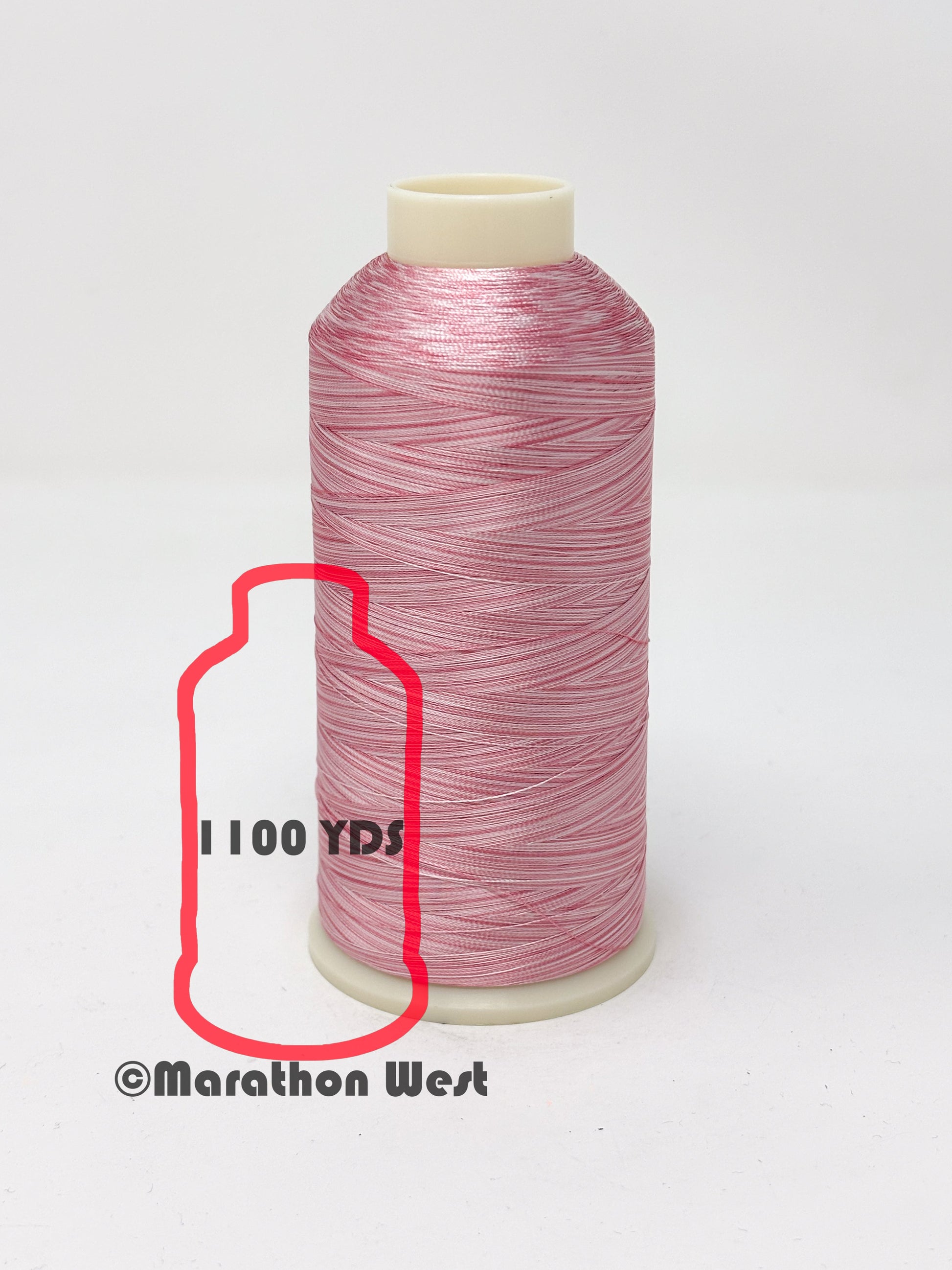 Marathon Varigated Viscose Rayon Thread 40 WT Mini Spool 1100YDS item 15504