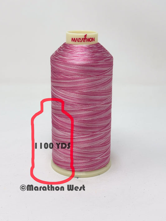 Marathon Varigated Viscose Rayon Thread 40 WT Mini Spool 1100YDS item 15505