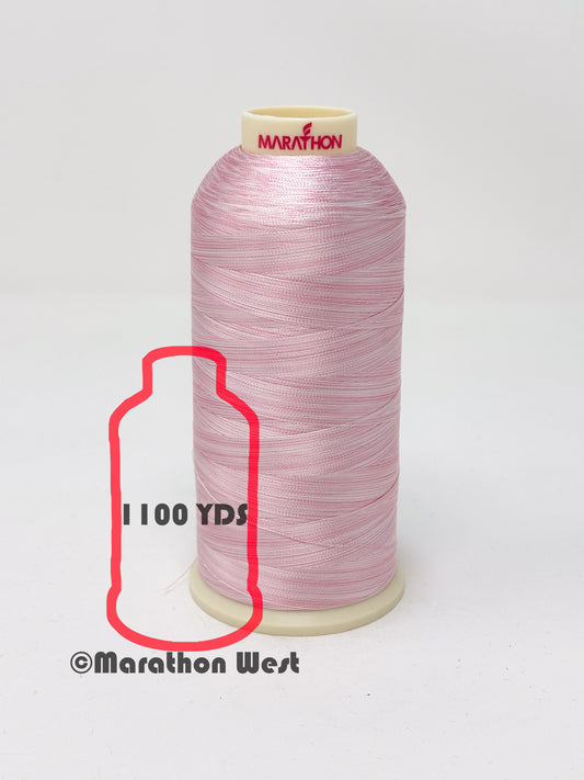 Marathon Varigated Viscose Rayon Thread 40 WT Mini Spool 1100YDS item 15506