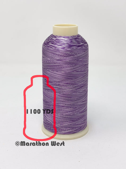 Marathon Varigated Viscose Rayon Thread 40 WT Mini Spool 1100YDS item 15510