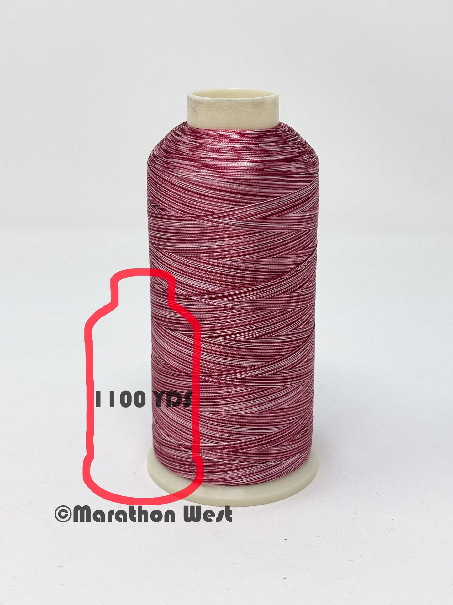 Marathon Varigated Viscose Rayon Thread 40 WT Mini Spool 1100YDS item 15511