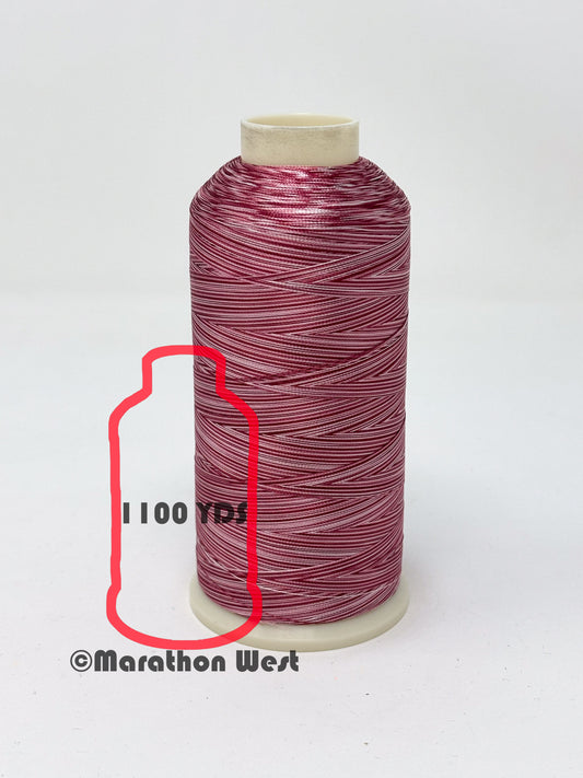 Marathon Varigated Viscose Rayon Thread 40 WT Mini Spool 1100YDS item 15511
