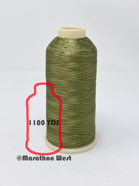 Marathon Varigated Viscose Rayon Thread 40 WT Mini Spool 1100YDS item 15514