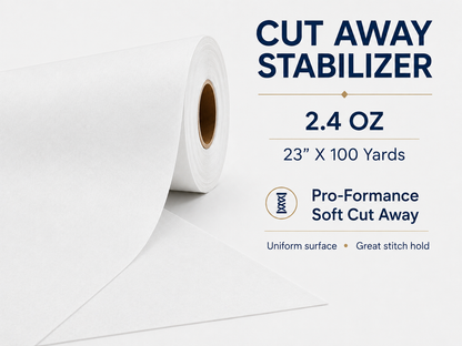 2.4OZ CUT-AWAY 23 X100YDS WHT