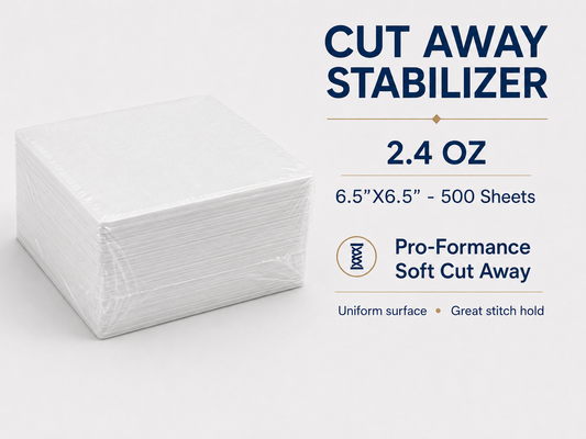 2.4OZ CUTAWAY 6.5 X6.5 -500PCS WHITE