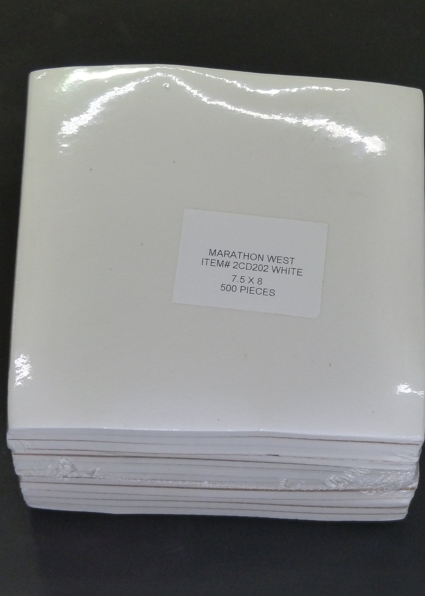2.0OZ C-A 7.5 X8 -500PCS WHT item 2CD202