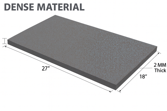 2MM DENSE EMBROIDERY FOAM - 18X27