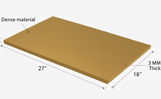 3MM DENSE 18X28 GOLD