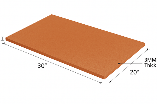 3MM EMBFOAM 20X30 LIGHT BROWN