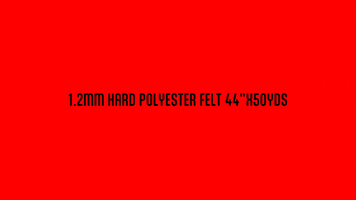 POLYFELT 44X50YDS RED #837