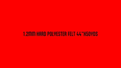 POLYFELT 44X50YDS RED #837