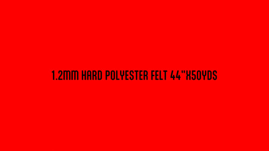 POLYFELT 44X50YDS RED #837