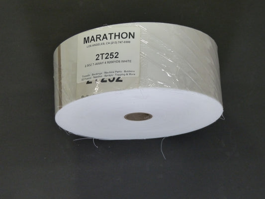 2.5 OZ TEAR-AWAY STABILIZERS, 4X200YDS WHITE