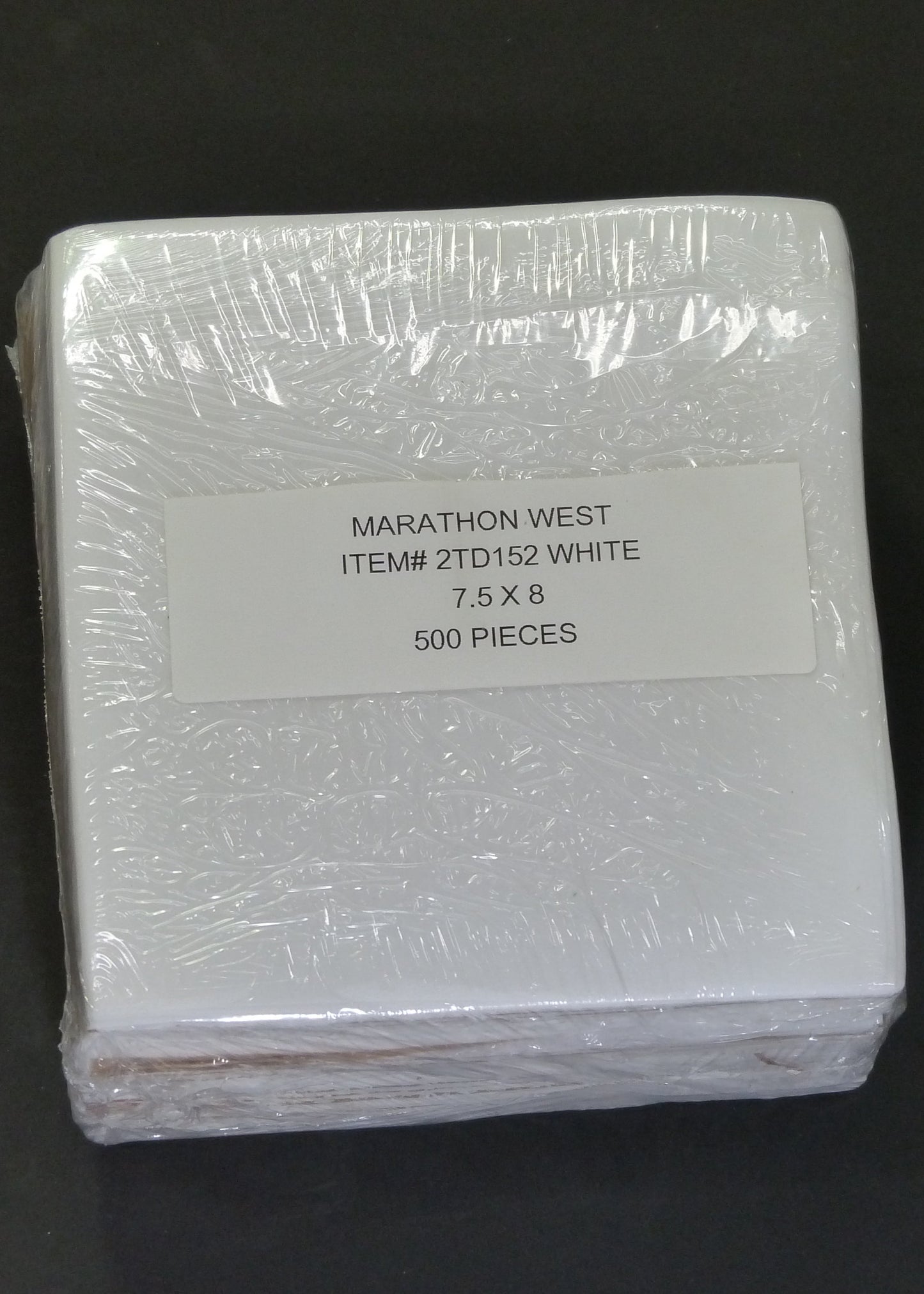 1.5OZ T-AWAY 7.5 X8 -500PCSWHT item 2TD152