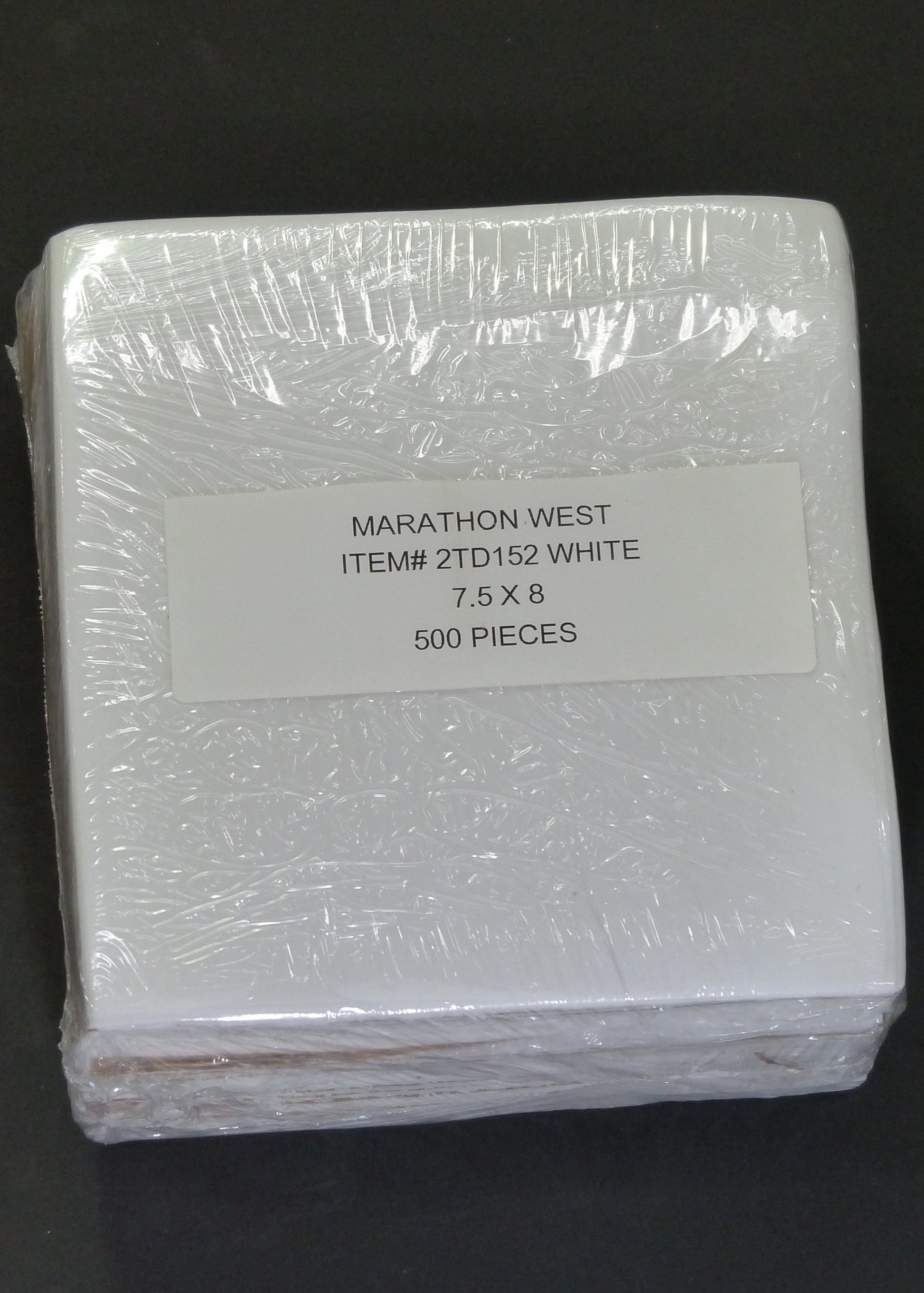 1.5OZ T-AWAY 7.5 X8 -500PCSWHT item 2TD152