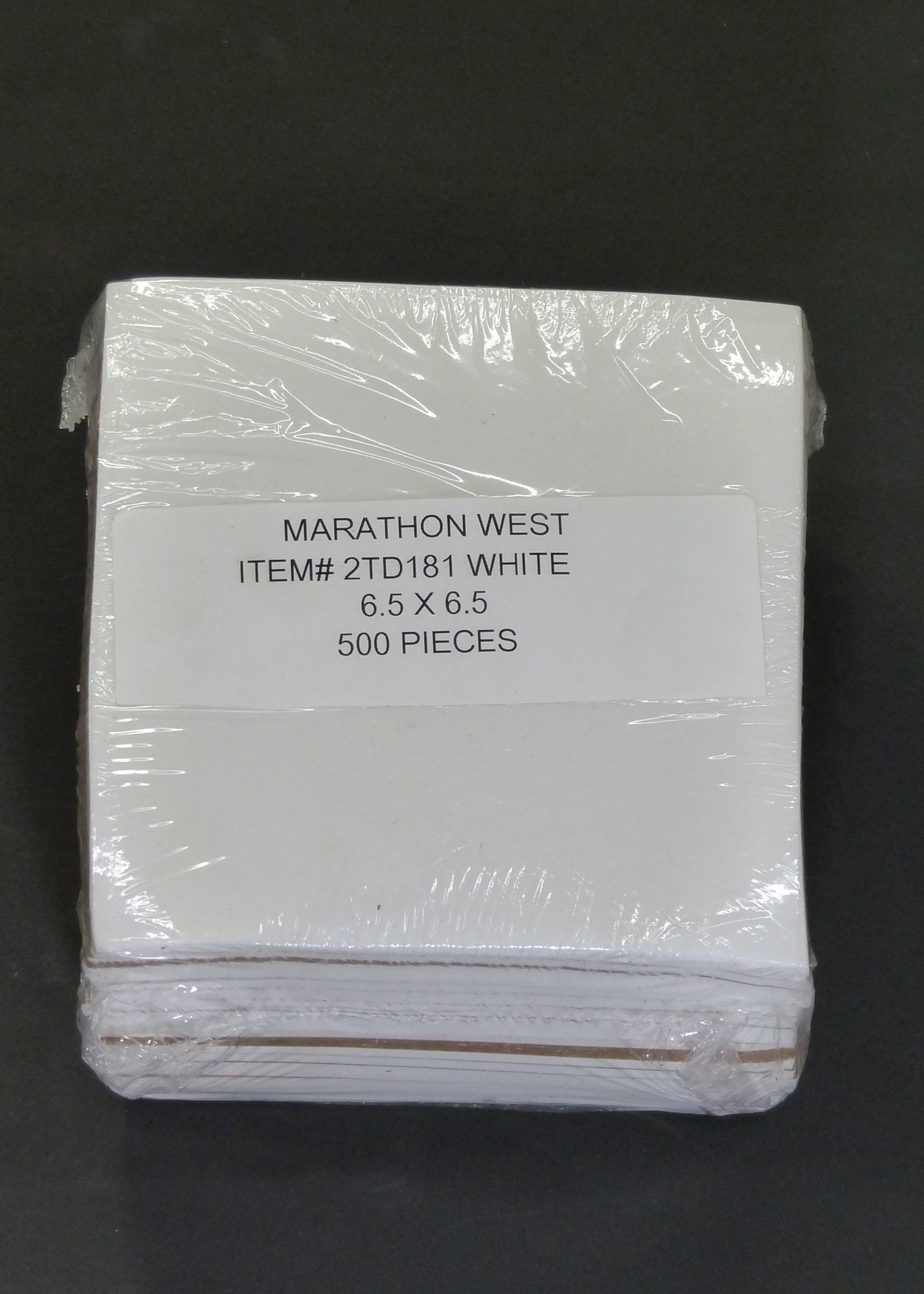 1.8OZ T-AWAY6.5 X6.5 -500PCS item 2TD181