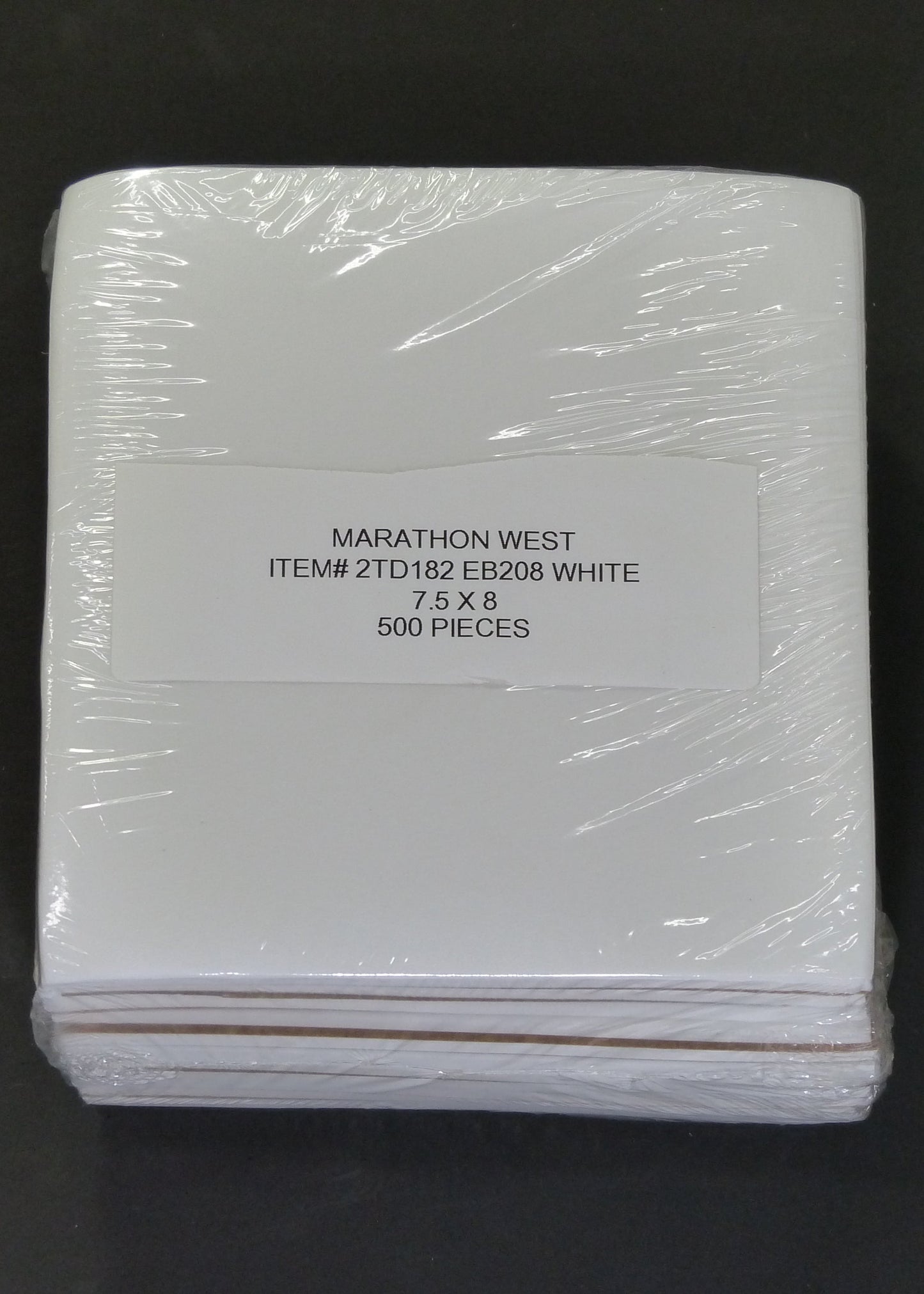 1.8OZ T-AWAY 7.5 X8 -500PCSWHT item 2TD182