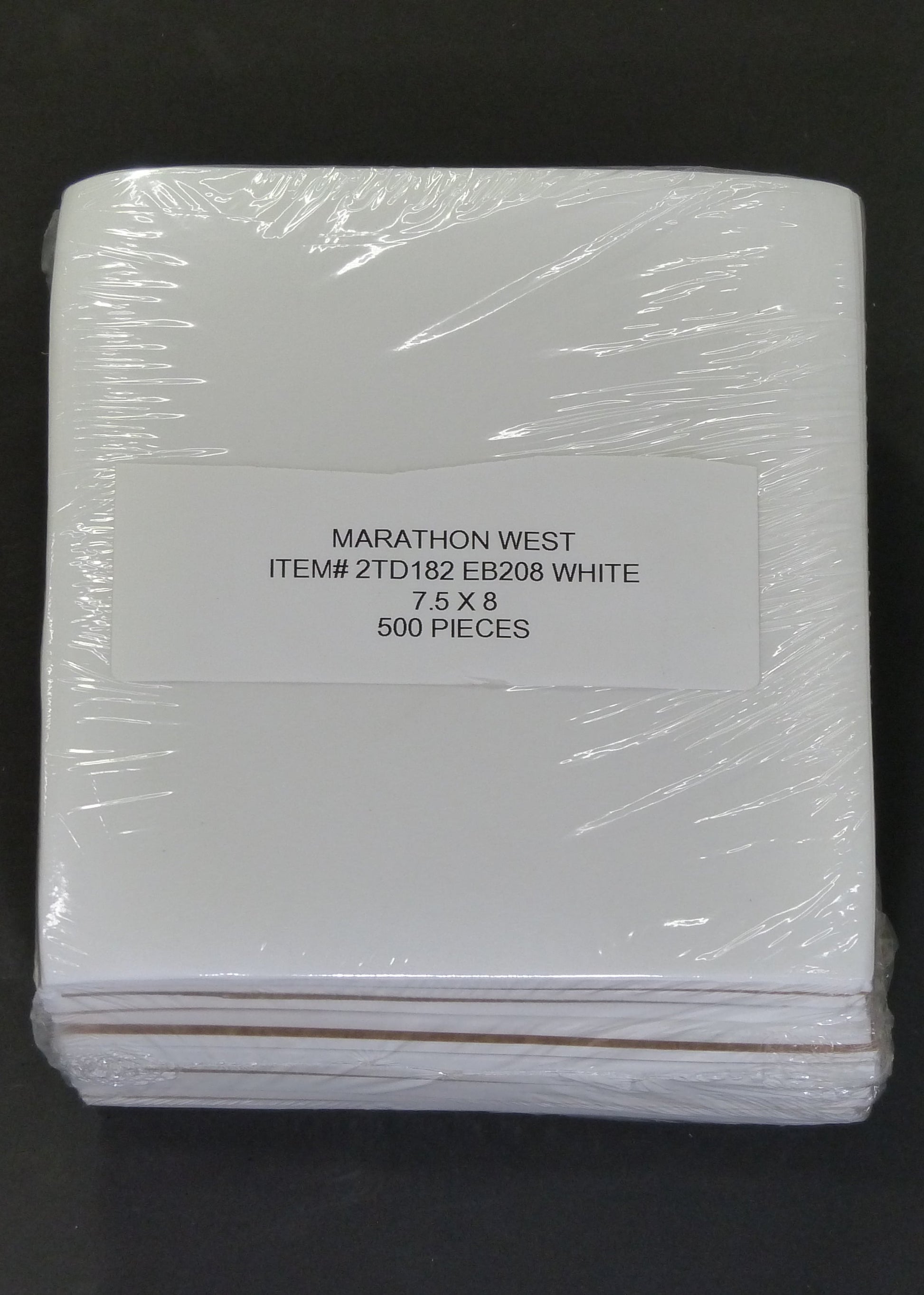 1.8OZ T-AWAY 7.5 X8 -500PCSWHT item 2TD182