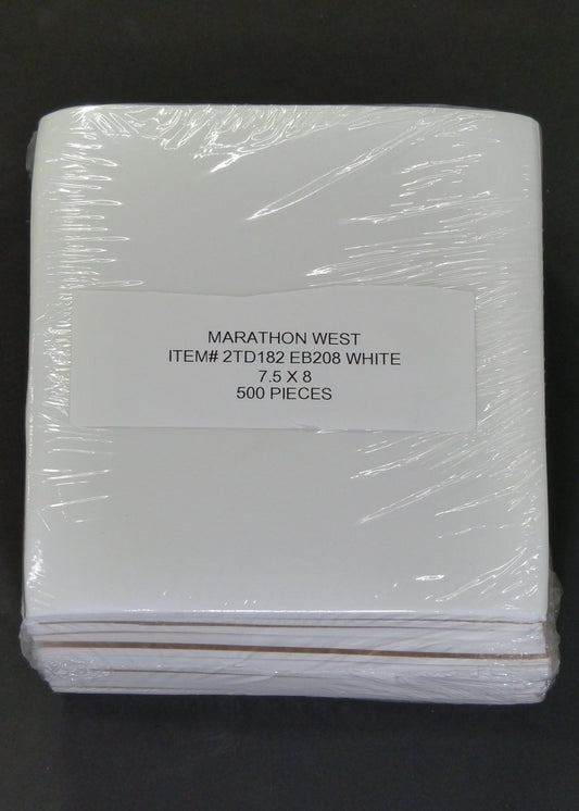 1.8OZ T-AWAY 7.5 X8 -500PCSWHT item 2TD182