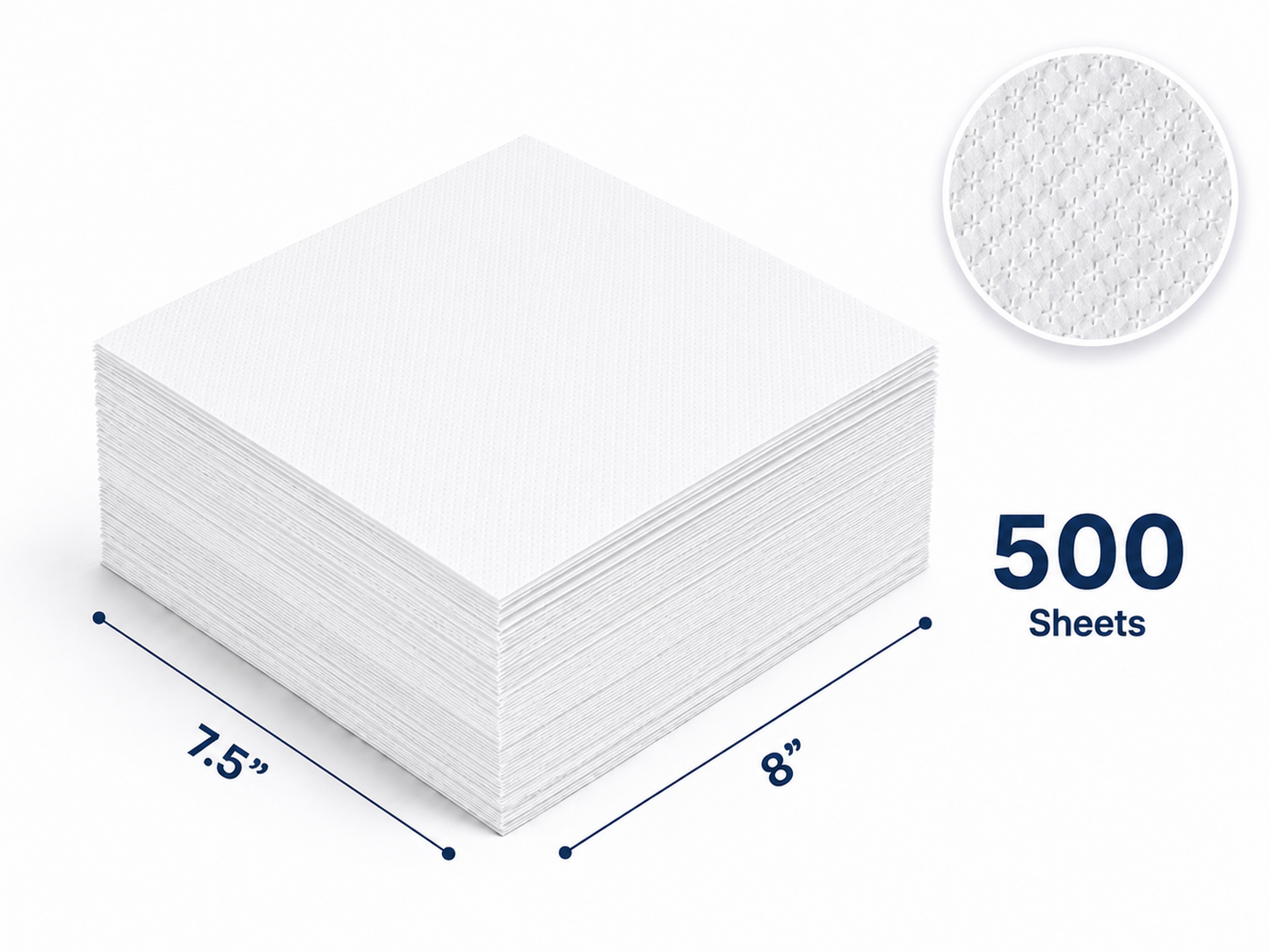 SOFT NYLONMESH 7.5X8.0-500 WHT