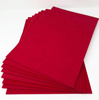 3MM DENSE EMB FOAM 18X27 RED
