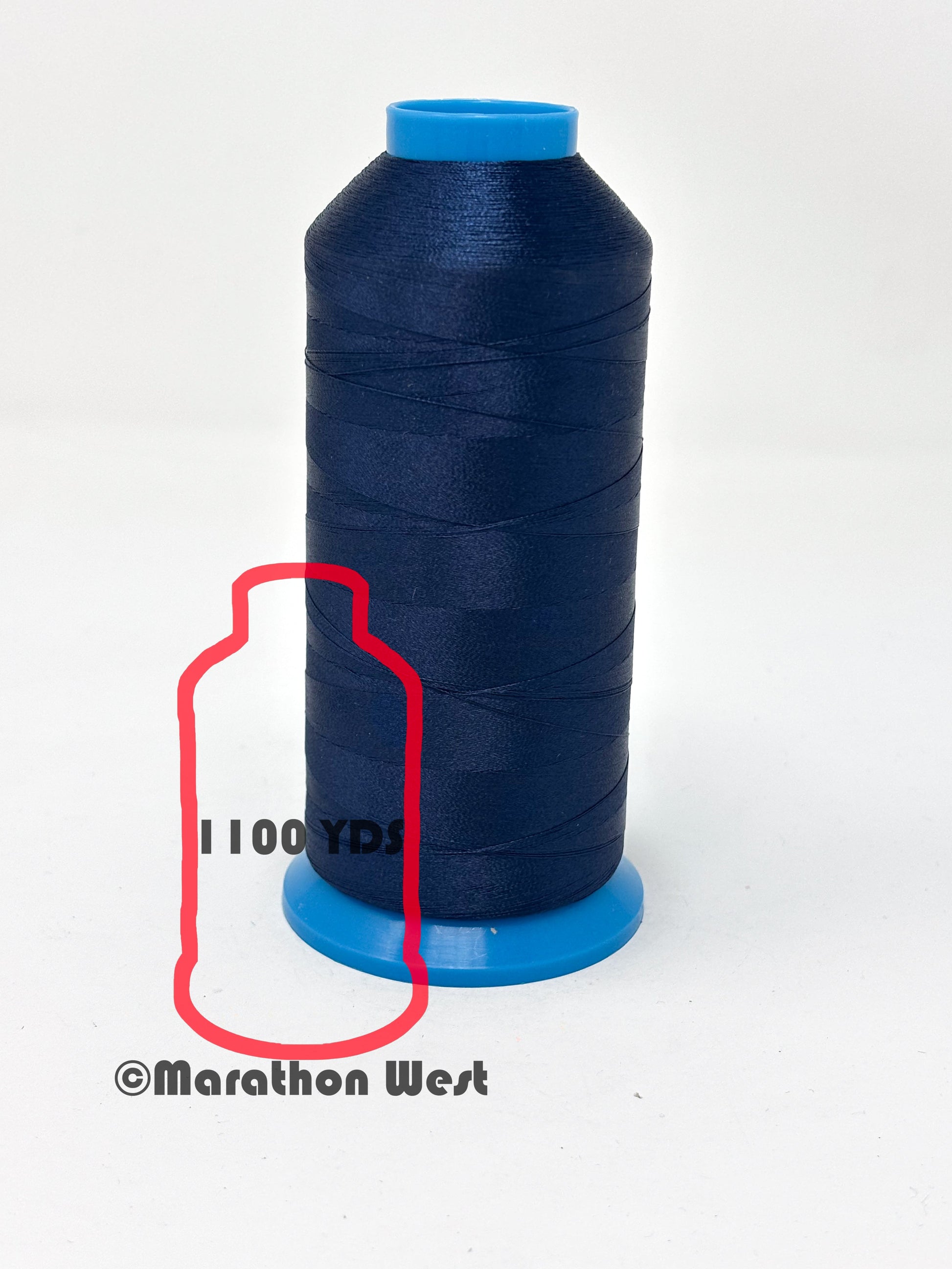 Marathon Polyester Filament Thread 40WT Mini Spool (1.100 YDS) item 72201