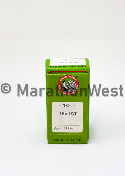 ORGAN FLT SHNK X-LG EYE 75/11B, Flat Shank Needles, Specialty, Extra-Large Eye, Ball Point Metallic Needles