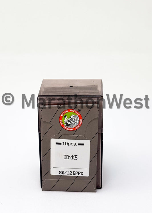 ORGAN NEELE DBXK5 PD 80/12B, Commercial Machine, Specialty, Titanium, Ball Point, Needles