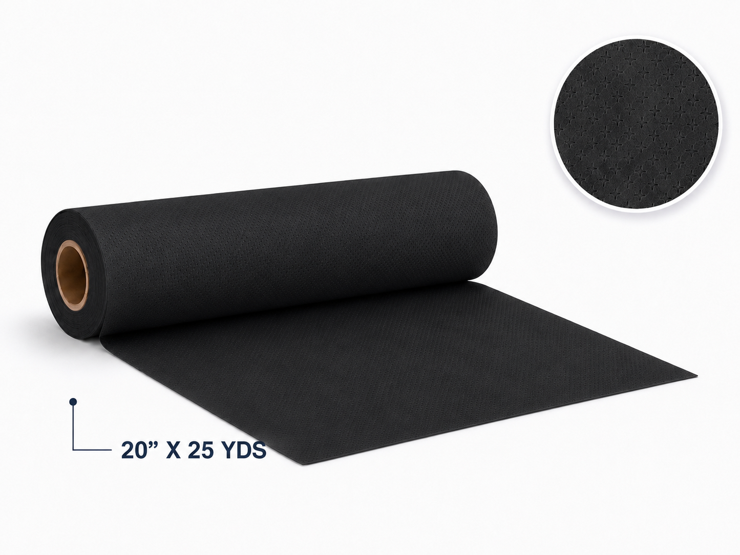 SOFT NYLONMESH 20X25 YDS BLK
