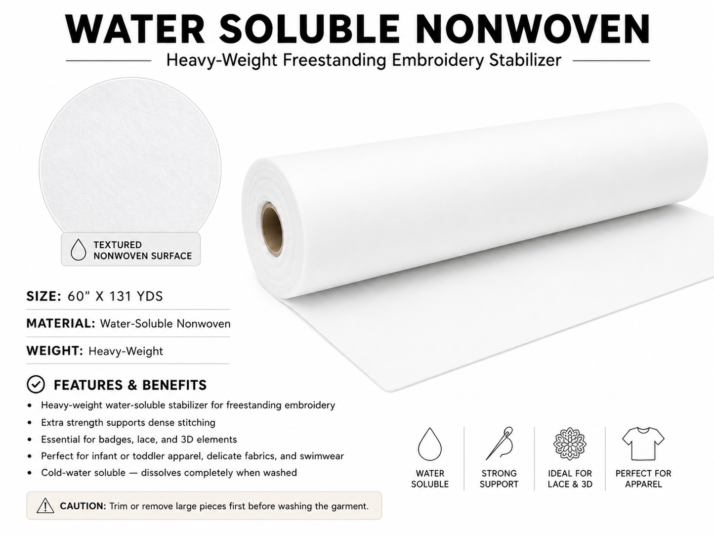 WATER SOLUBLE NW 60X131YDS
