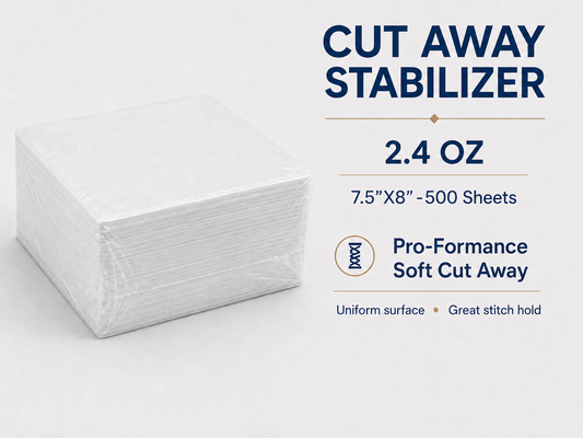 2.4OZ CUTAWAY 7.5 X8 -500PCS WHITE
